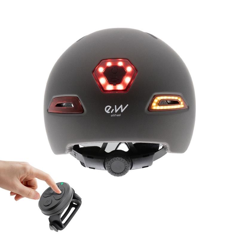 Casco CP03 con indicatore di direzione - Grigio L - [l] - Nero