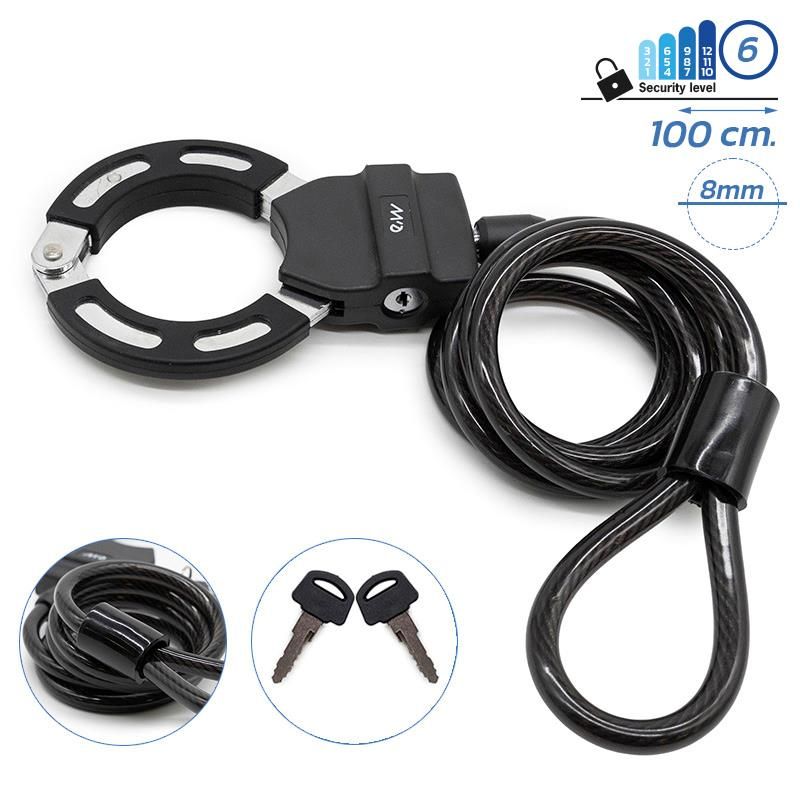 Lucchetto a manette EWLK020 - Nero