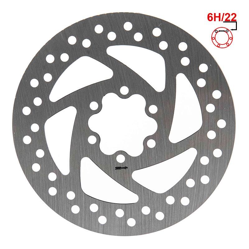 Disco freno 145mm 6H argento - Plata