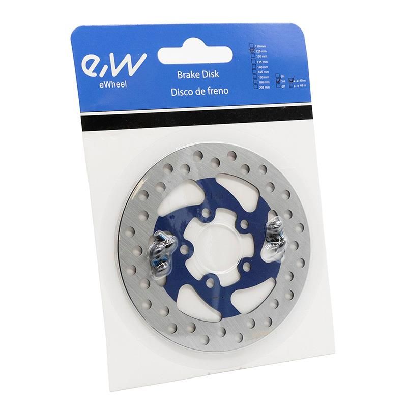 Disco freno 120mm 5H blu - Nero