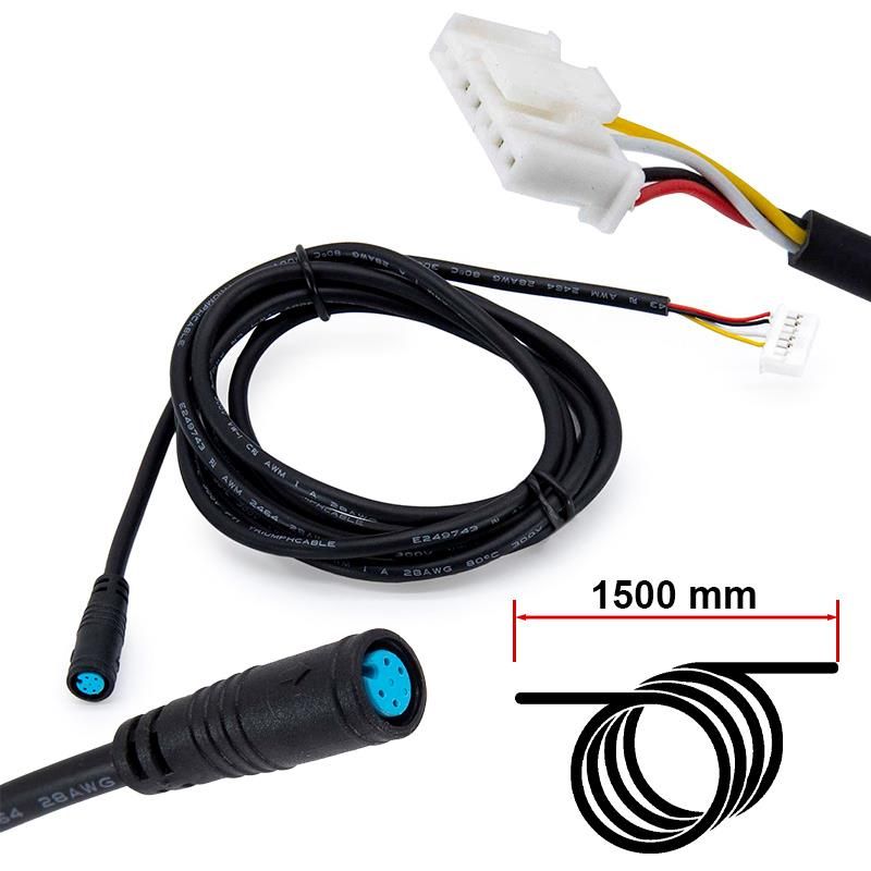 Cavo di comunicazione impermeabile da 8mm a HY per max G30 - 1 / 1 1.5m - Nero