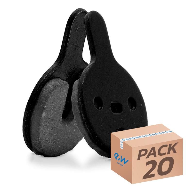 Pastiglia freno CT-011-R  rotonda in resina con perno - 20 unità