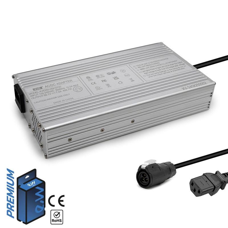 Caricabatterie 52V (uscita 58,1V) 7A con connettore LP16