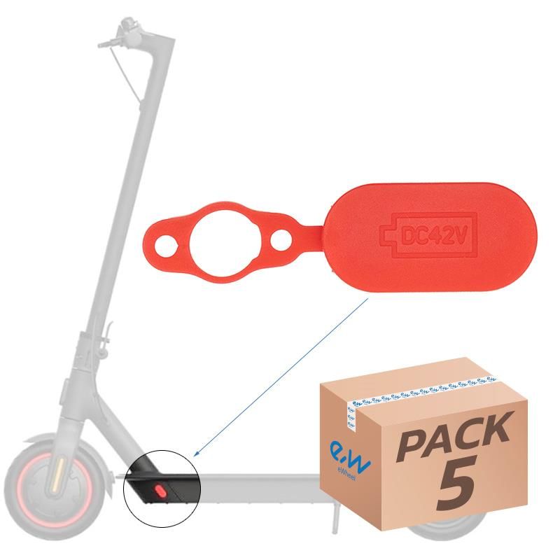 Tappo in silicone porta di carica Xiaomi M365 - confezione da 5