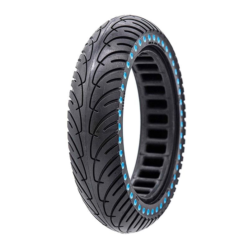 Ruota solida ultraleggera 8.5x2 - 6.1 / B34 - Red Dots [Nedong] - Negro/azul