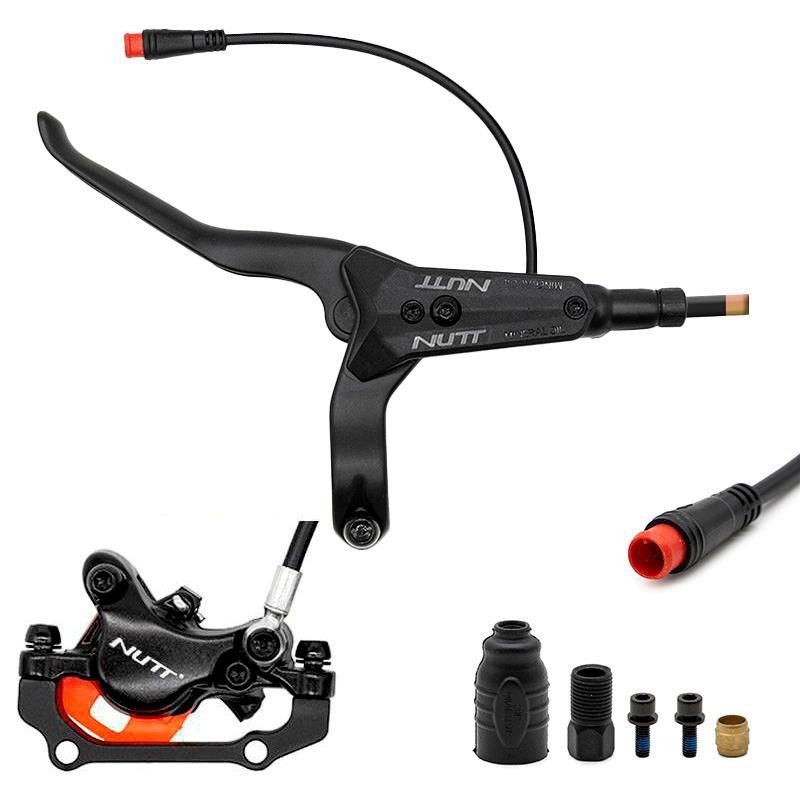 Kit 3 Freno idraulico nero A5-D Posteriore [Nutt] - Nero