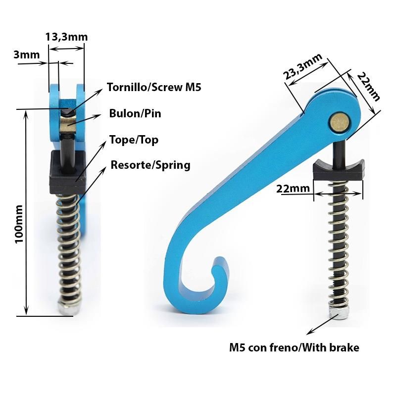 Leva modulo pieghevole SmartGyro - Blu