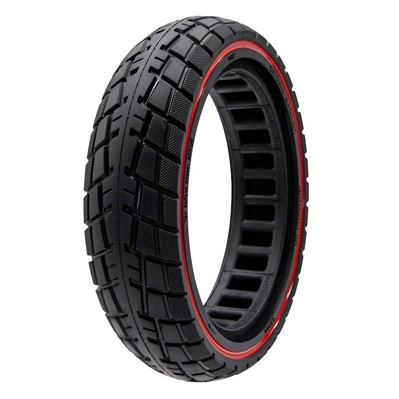 Ruota solida ultraleggera 8,5x2-6,1/B34 offroad linea blu [Ewheel] - Negro/rojo
