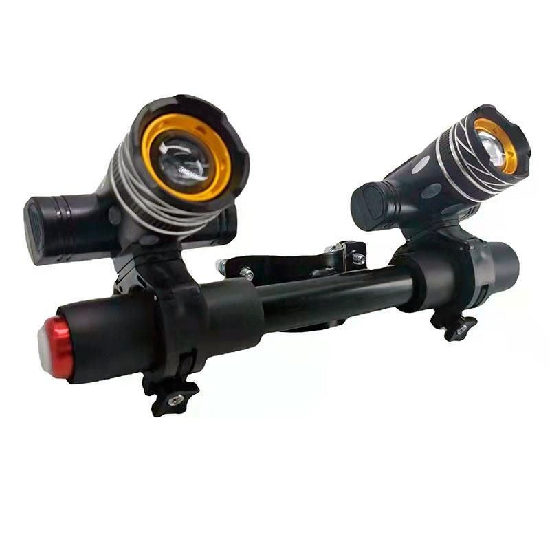 Fari a LED ricaricabili con manubrio - Bianco