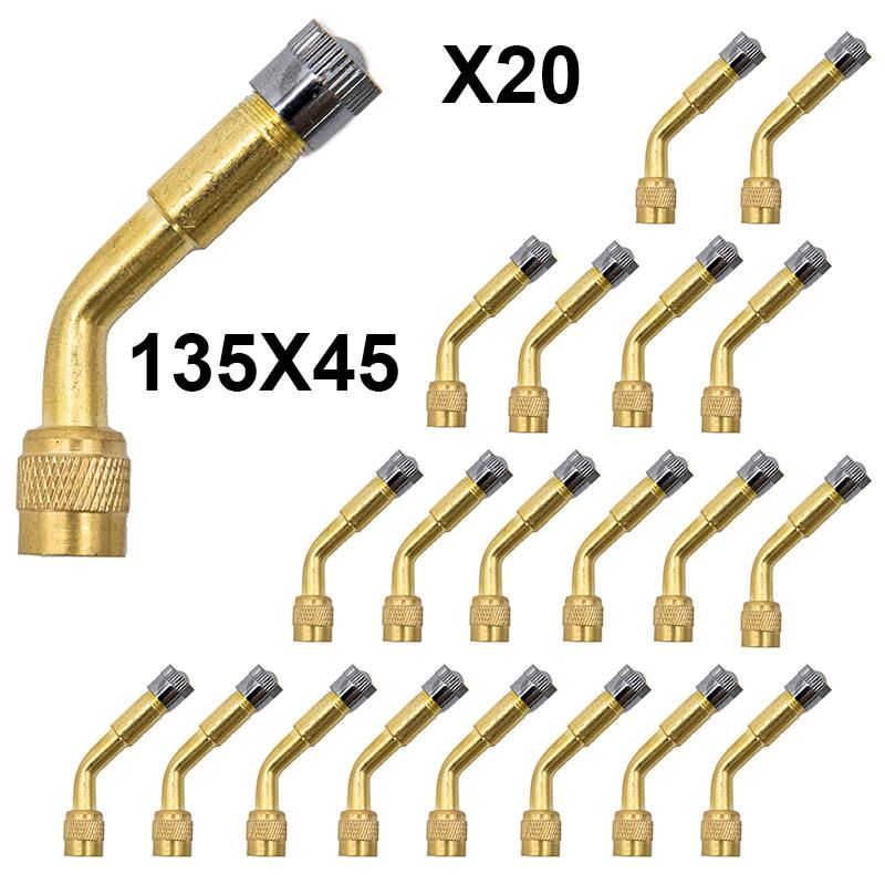 Valvola di estensione curva 135 ° Anti-ritorno - 20Unità