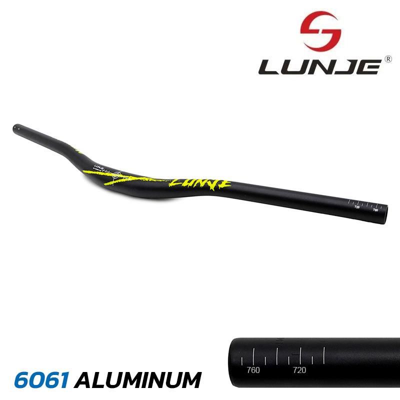 Manubrio da 780mm con elevazione 25mm multicolore 3 - Negro/verde