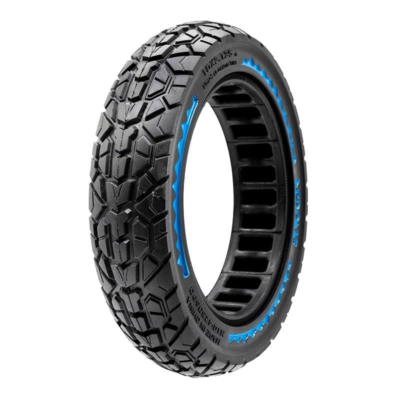 Ruota piena ultraleggera off-road 10x2,125-6,5/B44 - gialla [Nedong] - Negro/azul