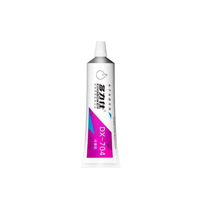 Silicone termico 704 bianco 50ml - Nero