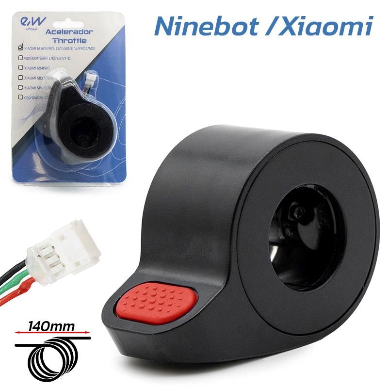 Acceleratore Ninebot e Xiaomi blu - Connettore JST ZH - Rosso