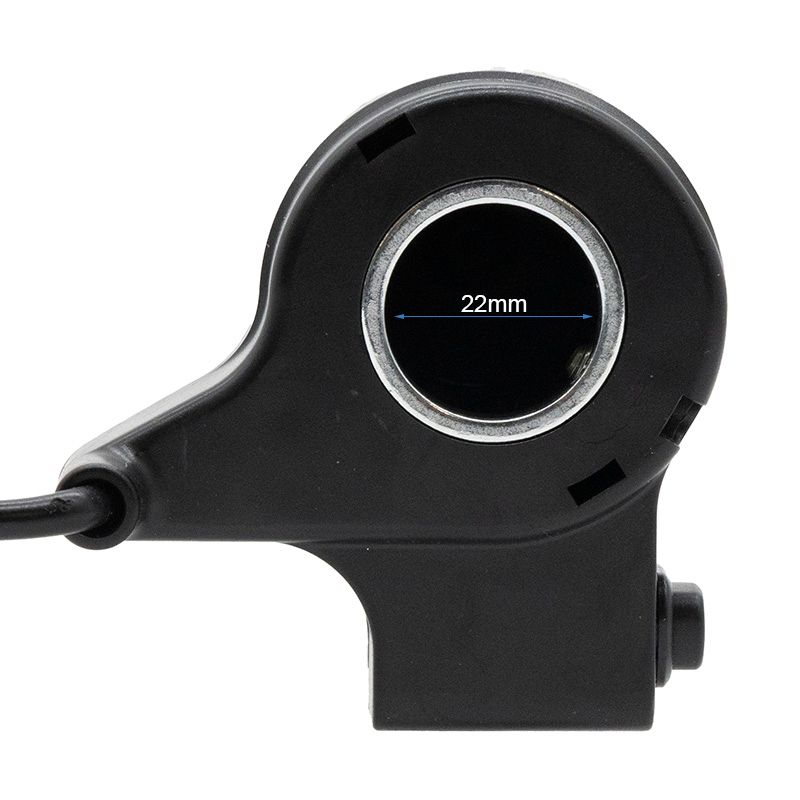 Acceleratore a manopola con pulsante - connettore waterproof