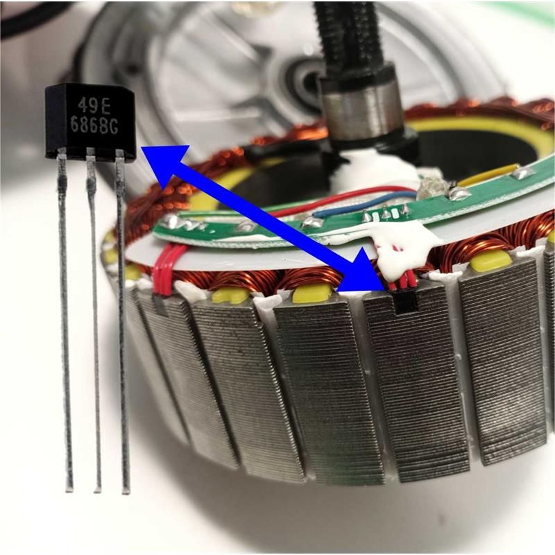 Motore rosso 300W 6.1/B34 per Xiaomi [EWHEEL] - Nero