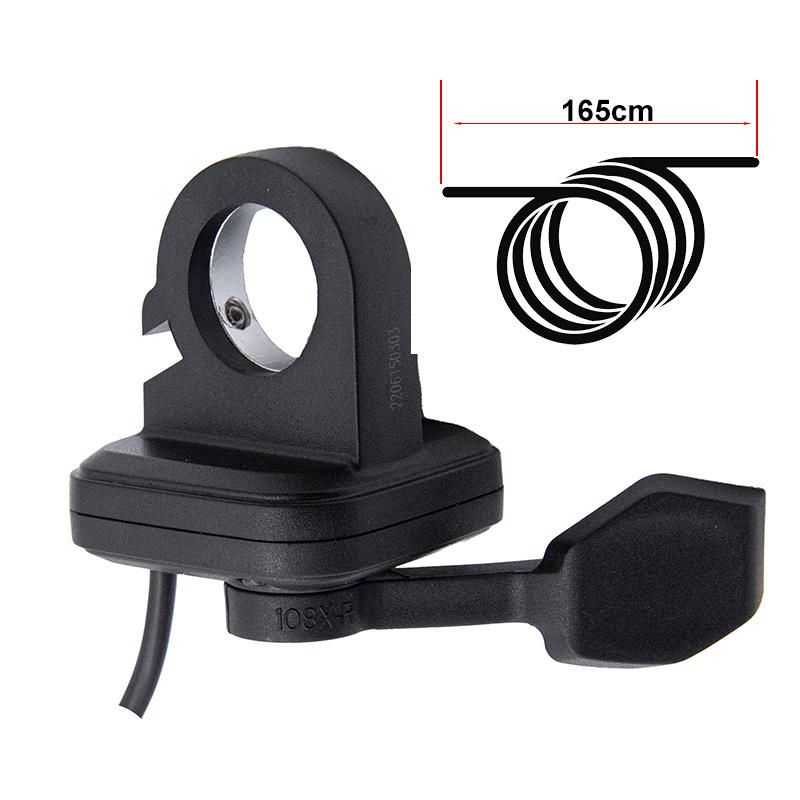 Acceleratore con connettore Sm 1,6m nero - Nero