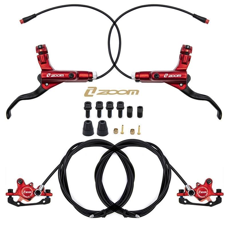 Kit freno idraulico rosso CR - 3 fila posteriore R L [zoom] - Rosso