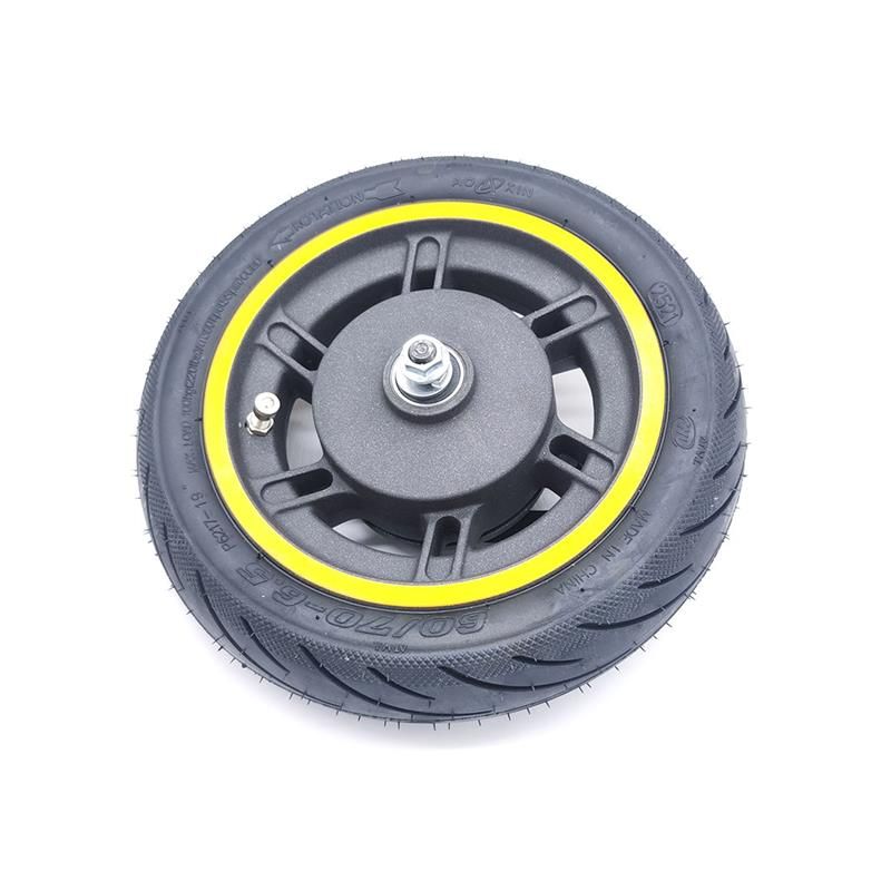 Cerchio 6.5/B44 con pneumatico 60/70 con freno a tamburo per Max G30 - Amarillo