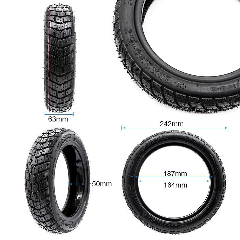Pneumatico fuoristrada tubeless 10X2,50-6,5 / GEL / Ewheel - Nero