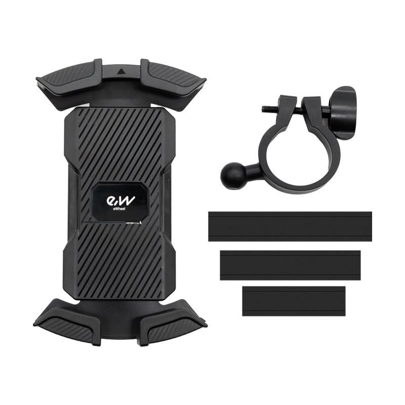 Supporto telefono EWS008 con serratura posteriore - Nero