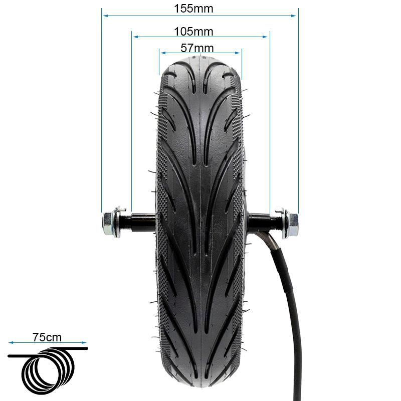 Motore 36V 450W 6,5/B50 Ninebot F2 Pro [Ninebot] - Nero