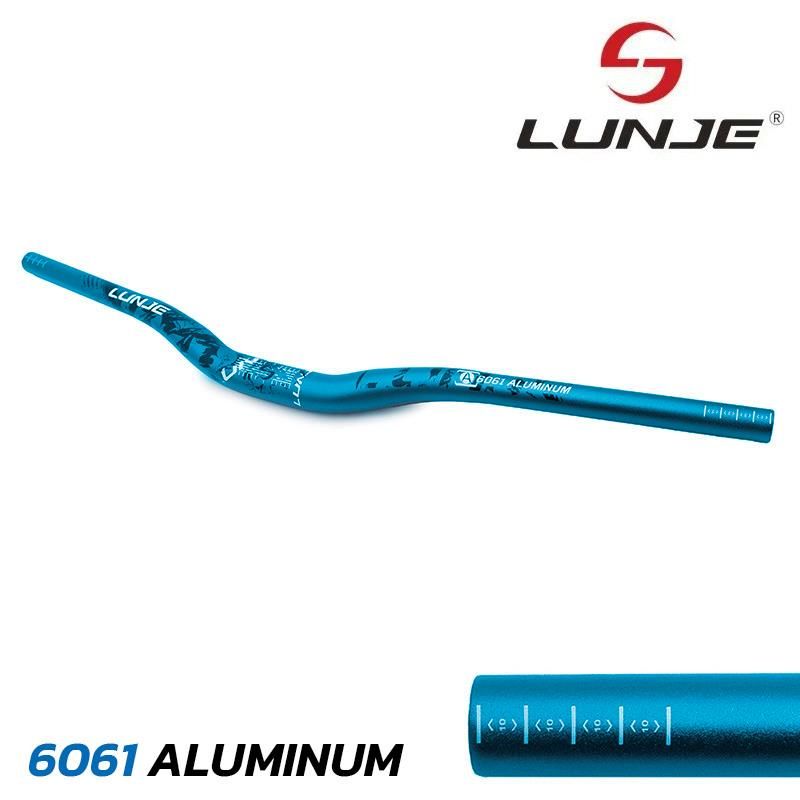 Manubrio da 720mm con elevazione 25mm blu-nero - Blu