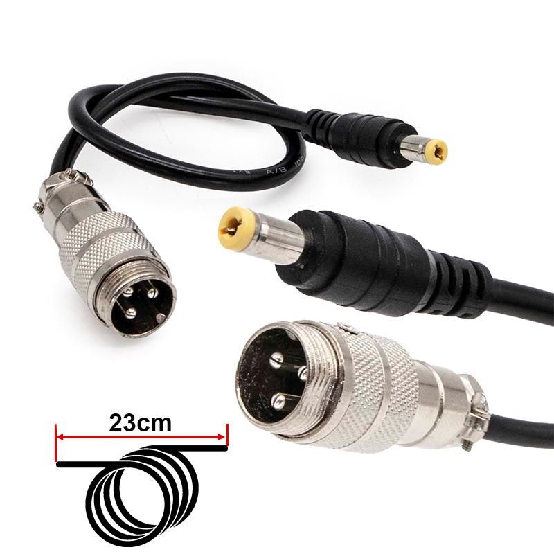 Adattatore aereo GX16 a DC55x21