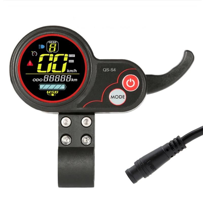 Display QS-S4 36-72V 6 pin con acceleratore ad indice