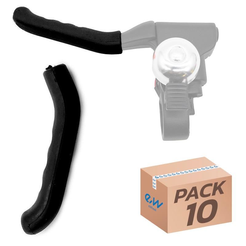 Copri maniglia freno in silicone nero - 10 pezzi - Nero