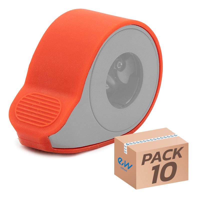 Set di 10 copri acceleratore in silicone rosso - Naranja