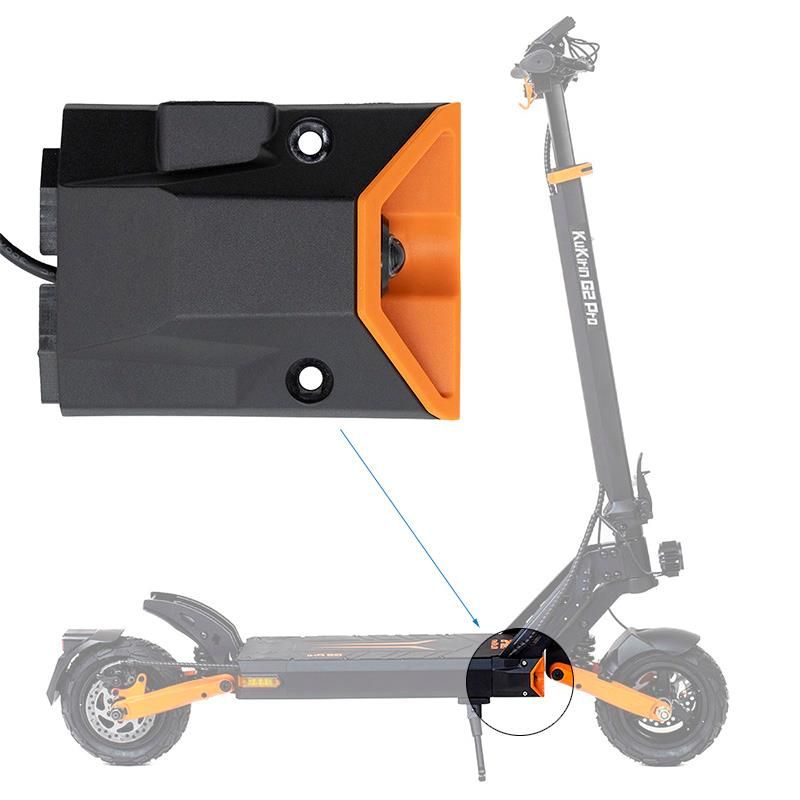 Indicatore di direzione anteriore destro Kukirin G2 Pro (Versione 2024) - Negro/naranja