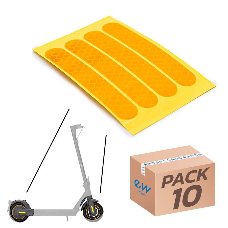 Adesivo riflettente giallo per Max G30 - Amarillo