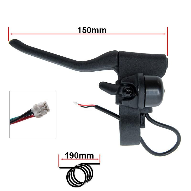 Manopola con sensore Hall e campanello L per Xiaomi M365 / PRO / PRO2 / 1S / Mi3