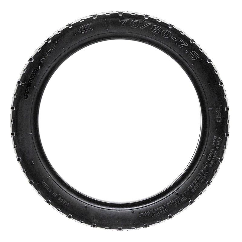 Pneumatico tubeless 70/60-7,5 EWHEEL RHINOTRACK Con gel anti-foratura - Nero