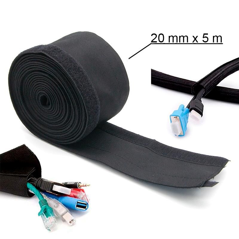 Passa cavo in tessuto di tela 5M 20mm diametro