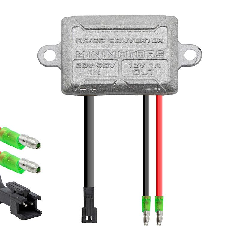 Convertitore DC 20-90V a 12V 5A originale Minimotors