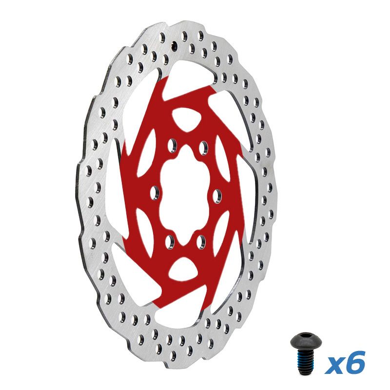 Disco freno EWD003 - 140mm - Rosso