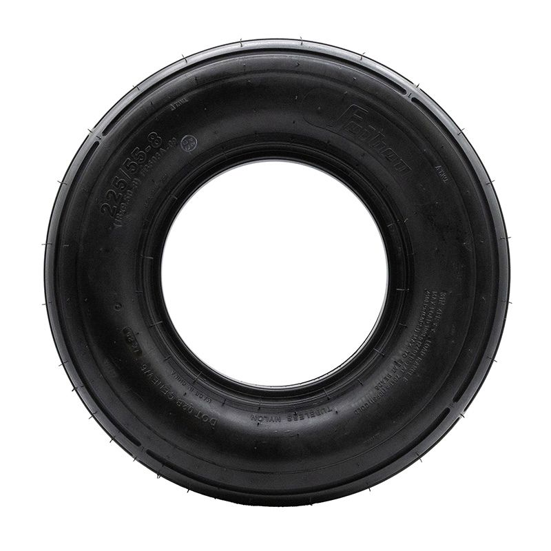 Pneumatico tubeless 18x9 5-8 / 225/55-8 liscio [Feiben]