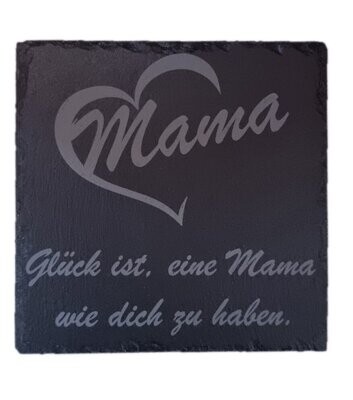 Schieferplatte Mama