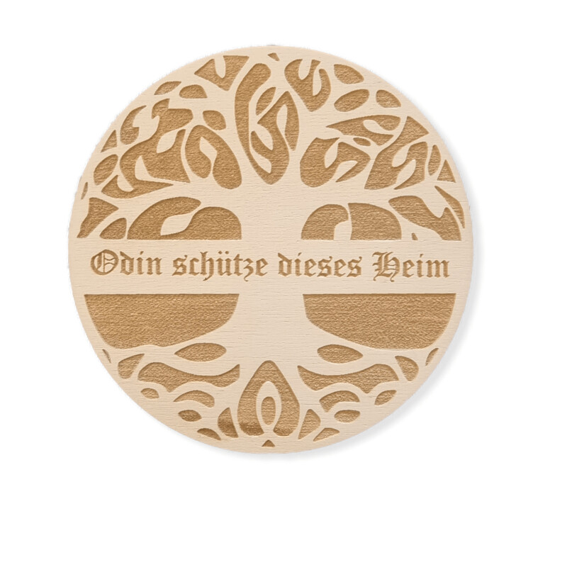 Türschild Baum des Lebens Odin schütze dieses Heim