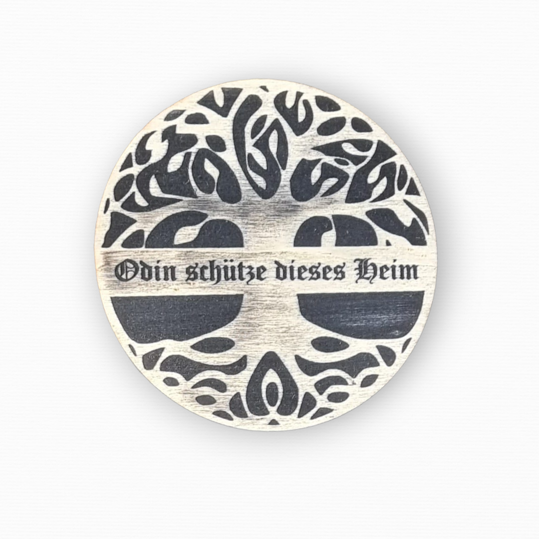 Türschild Baum des Lebens Odin schütze dieses Heim