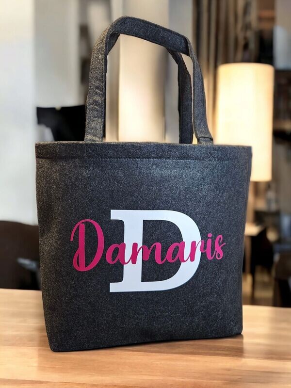 Personalisierte Filz Tasche Shopper