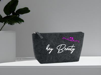Personalisierte Kosmetiktasche " hey Beauty"