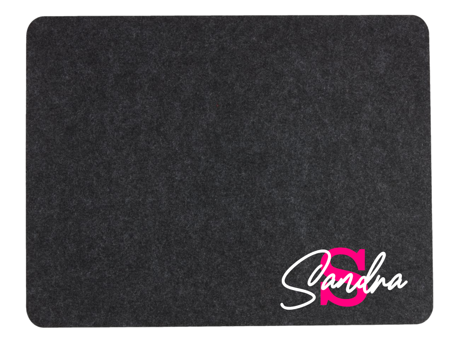 Personalisiertes Tischset mit Initial und Name