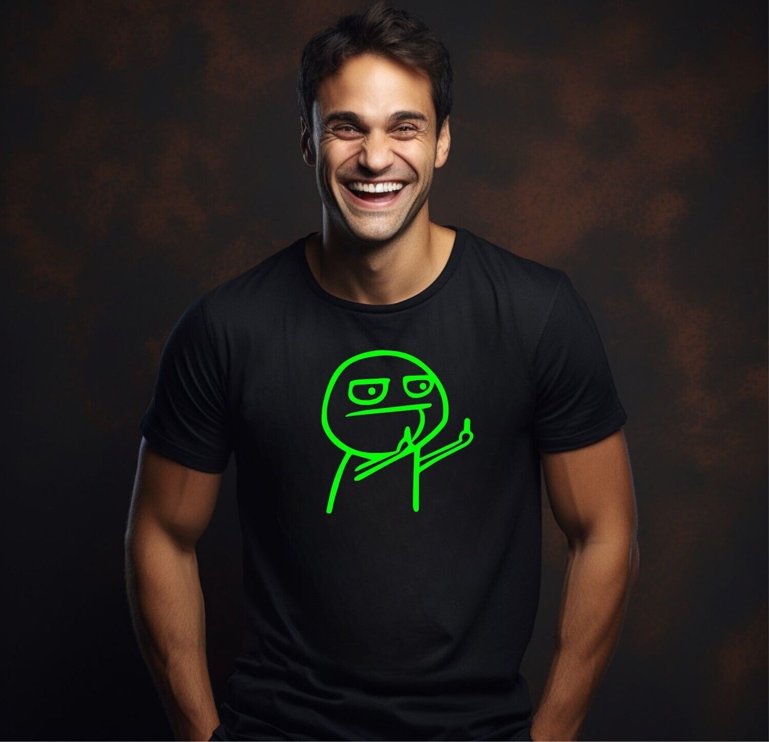 T-SHIRT MITTELFINGER COMIC FUNSHIRT