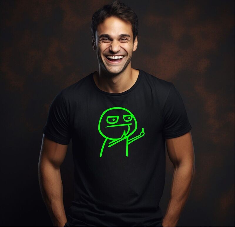 T-SHIRT MITTELFINGER COMIC FUNSHIRT