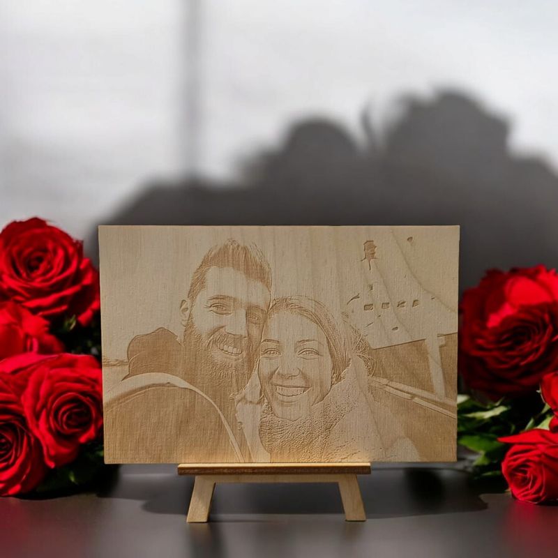 Fotogravur auf Holz