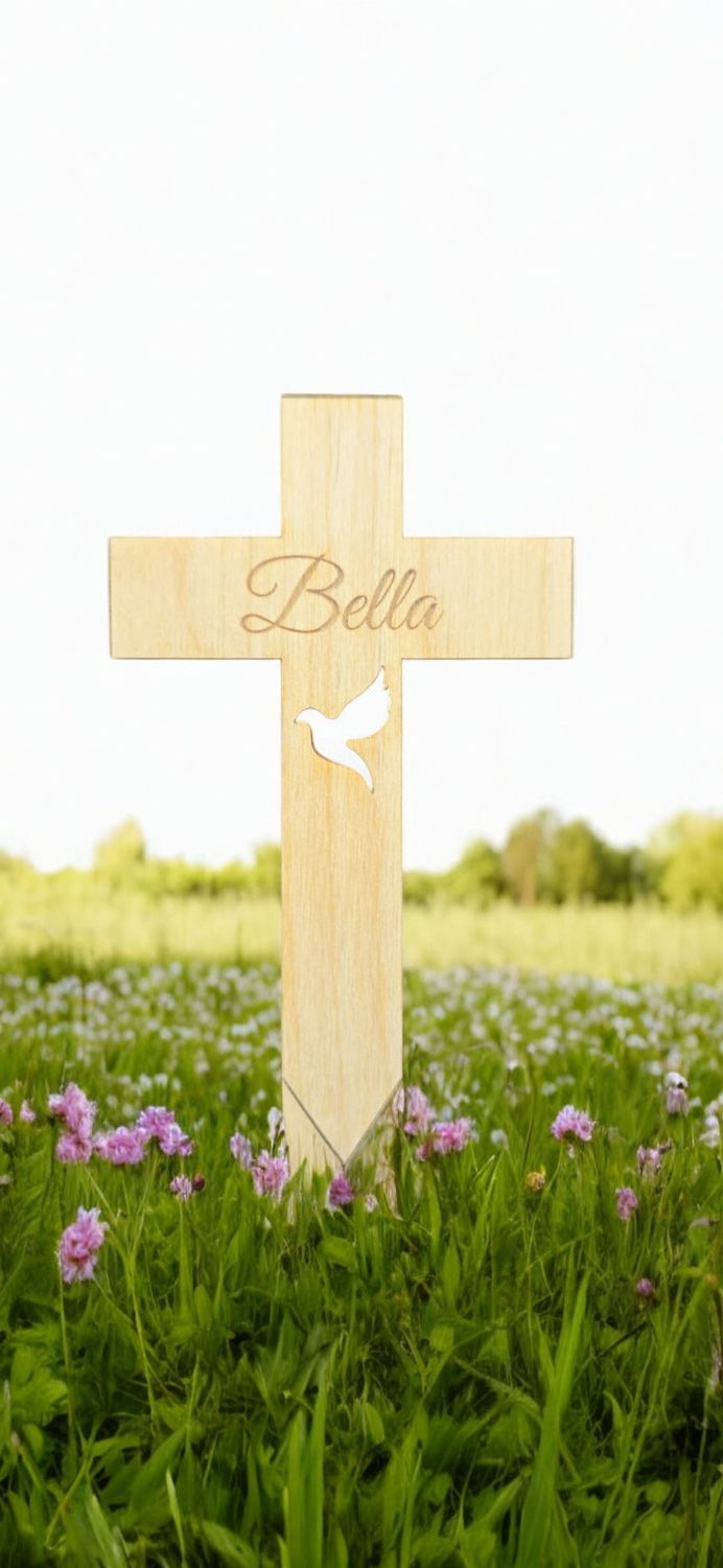 Holzkreuz für Kleintiere Bella