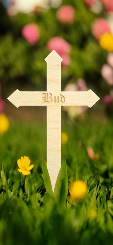 Holzkreuz für Kleintiere Bud